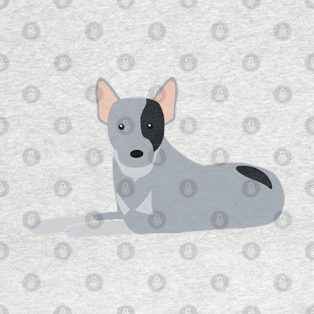 Blue Heeler by Olly Illustrated